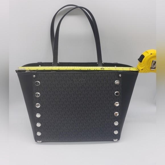 759- MICHAEL Michael Kors Tote Bag Black Color NWT - Picture 6 of 12